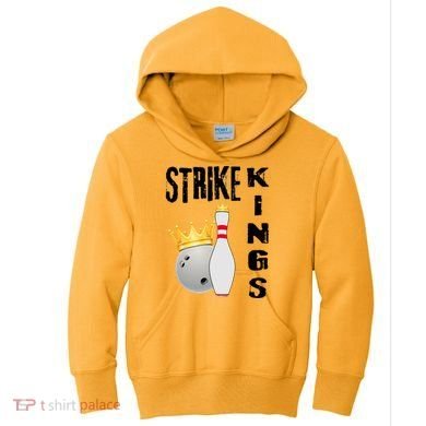 Strike Kings Bowling Logo Kids Hoodie