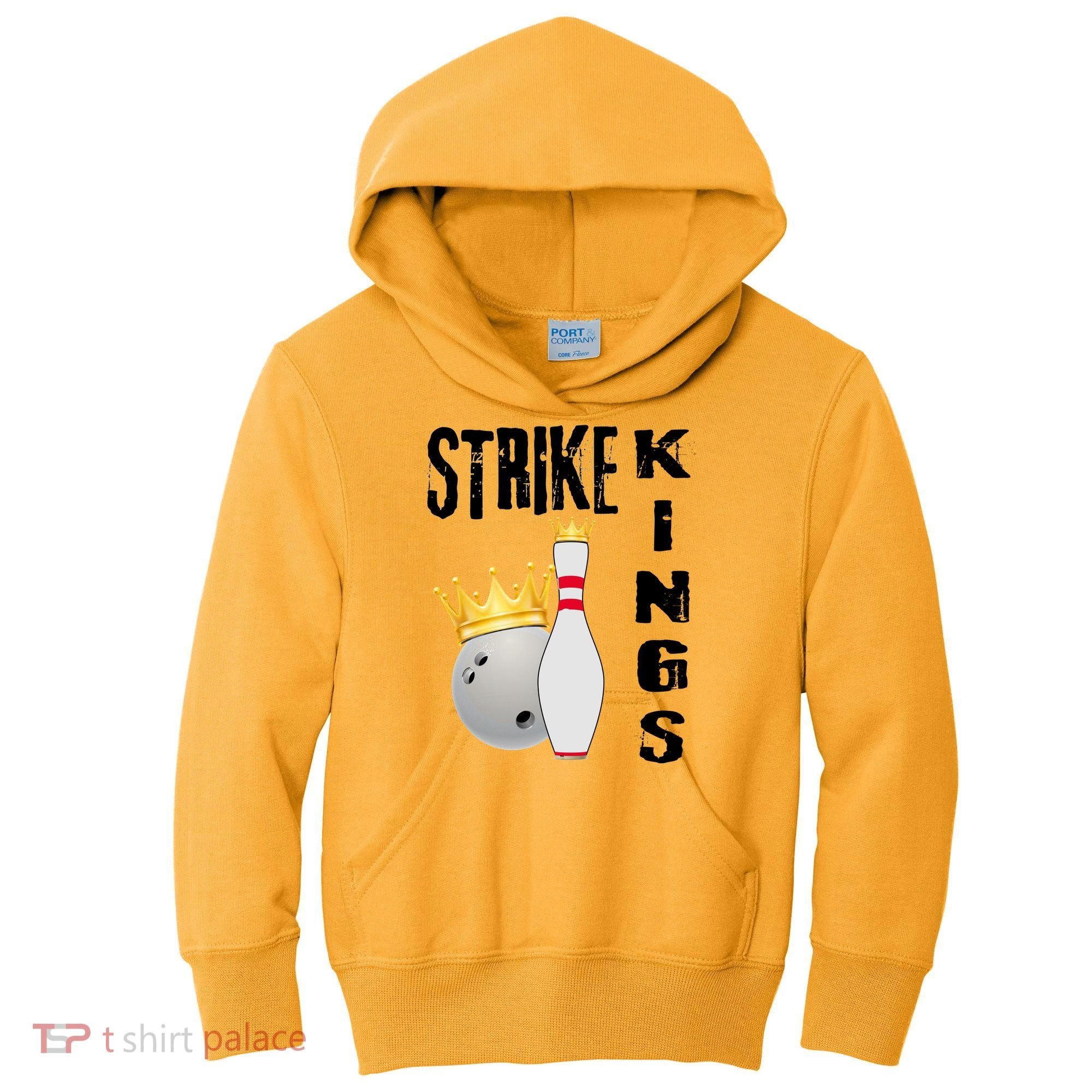 Strike Kings Bowling Logo Kids Hoodie