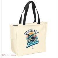 Siesta Key Beach Florida Usa Shark Tote Bag thumb 2