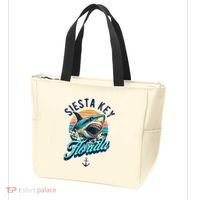 Siesta Key Beach Florida Usa Shark Tote Bag thumb 3