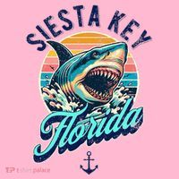 Siesta Key Beach Florida Usa Shark Coaster thumb 2