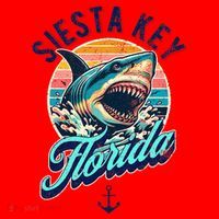 Siesta Key Beach Florida Usa Shark Santa Hat thumb 1