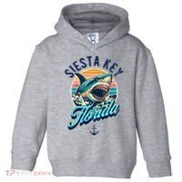 Siesta Key Beach Florida Usa Shark Toddler Hoodie thumb 0