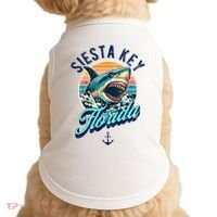 Siesta Key Beach Florida Usa Shark Doggie Tank thumb 0