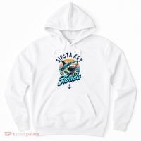 Siesta Key Beach Florida Usa Shark Hoodie thumb 0