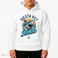 Siesta Key Beach Florida Usa Shark Hoodie thumb 2