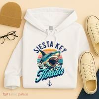 Siesta Key Beach Florida Usa Shark Hoodie thumb 4