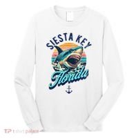 Siesta Key Beach Florida Usa Shark Long Sleeve Shirt thumb 0