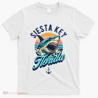 Siesta Key Beach Florida Usa Shark T-Shirt thumb 0