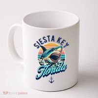 Siesta Key Beach Florida Usa Shark Coffee Mug thumb 0