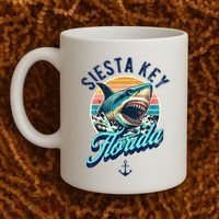 Siesta Key Beach Florida Usa Shark Coffee Mug thumb 2