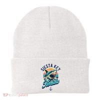Siesta Key Beach Florida Usa Shark Beanie thumb 0
