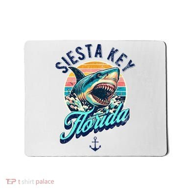 Siesta Key Beach Florida Usa Shark Mousepad