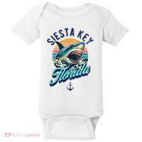 Siesta Key Beach Florida Usa Shark Baby Bodysuit thumb 0