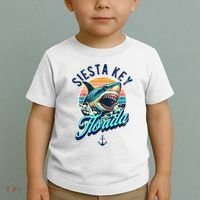 Siesta Key Beach Florida Usa Shark Toddler T-Shirt thumb 2