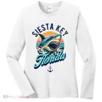 Siesta Key Beach Florida Usa Shark Women's Long Sleeve Shirt thumb 0