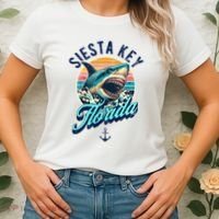Siesta Key Beach Florida Usa Shark Women's T-Shirt thumb 2