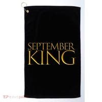 September King Birthday Month Gift Born In September Cute Gift Golf Towel thumb 0