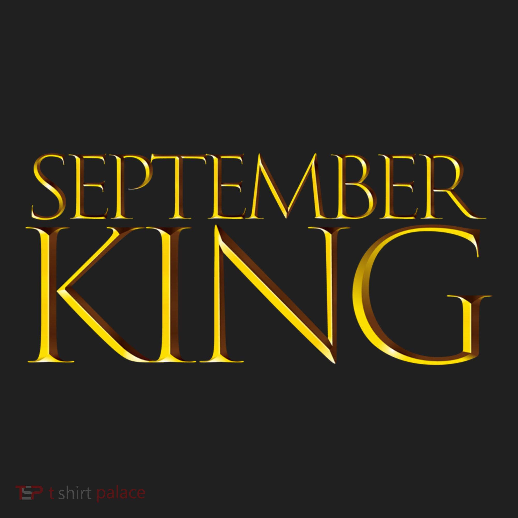 September King Birthday Month Gift Born In September Cute Gift Golf Towel
