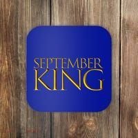 September King Birthday Month Gift Born In September Cute Gift Coaster thumb 0