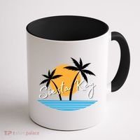 Siesta Key Beach Palm Tree Vacation Trip Matching Group Gift Coffee Mug thumb 1