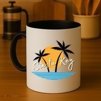 Siesta Key Beach Palm Tree Vacation Trip Matching Group Gift Coffee Mug thumb 4