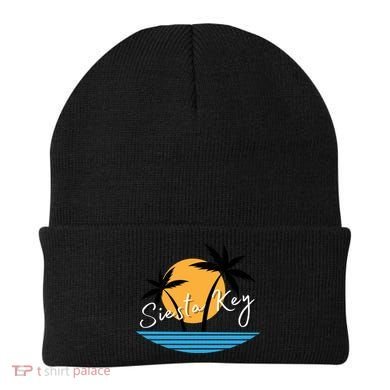 Siesta Key Beach Palm Tree Vacation Trip Matching Group Gift Beanie