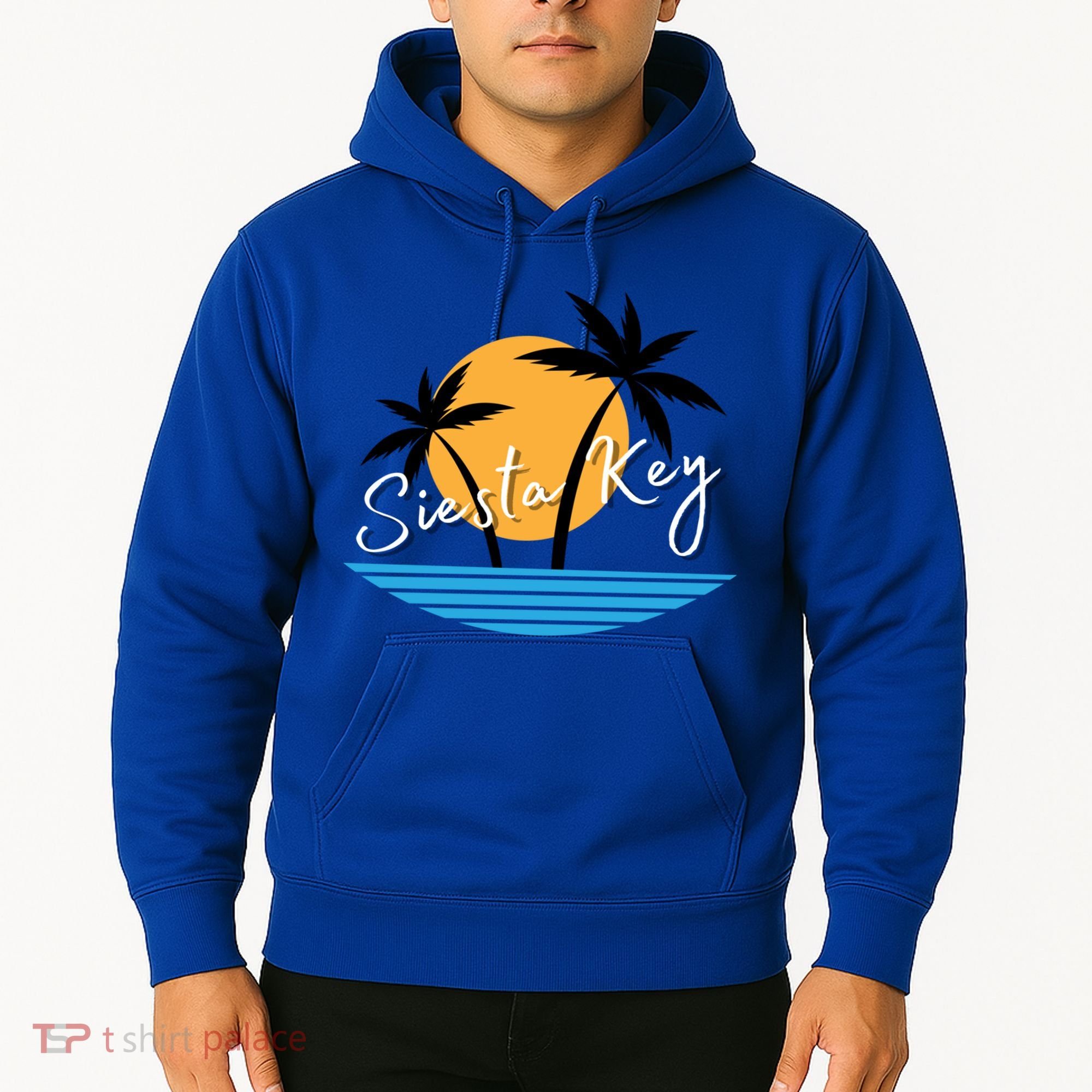 Siesta Key Beach Palm Tree Vacation Trip Matching Group Gift Hoodie