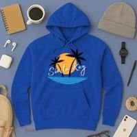 Siesta Key Beach Palm Tree Vacation Trip Matching Group Gift Hoodie thumb 3