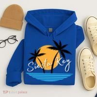 Siesta Key Beach Palm Tree Vacation Trip Matching Group Gift Hoodie thumb 4