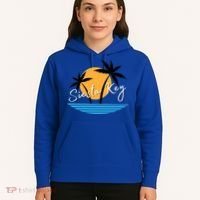 Siesta Key Beach Palm Tree Vacation Trip Matching Group Gift Hoodie thumb 5
