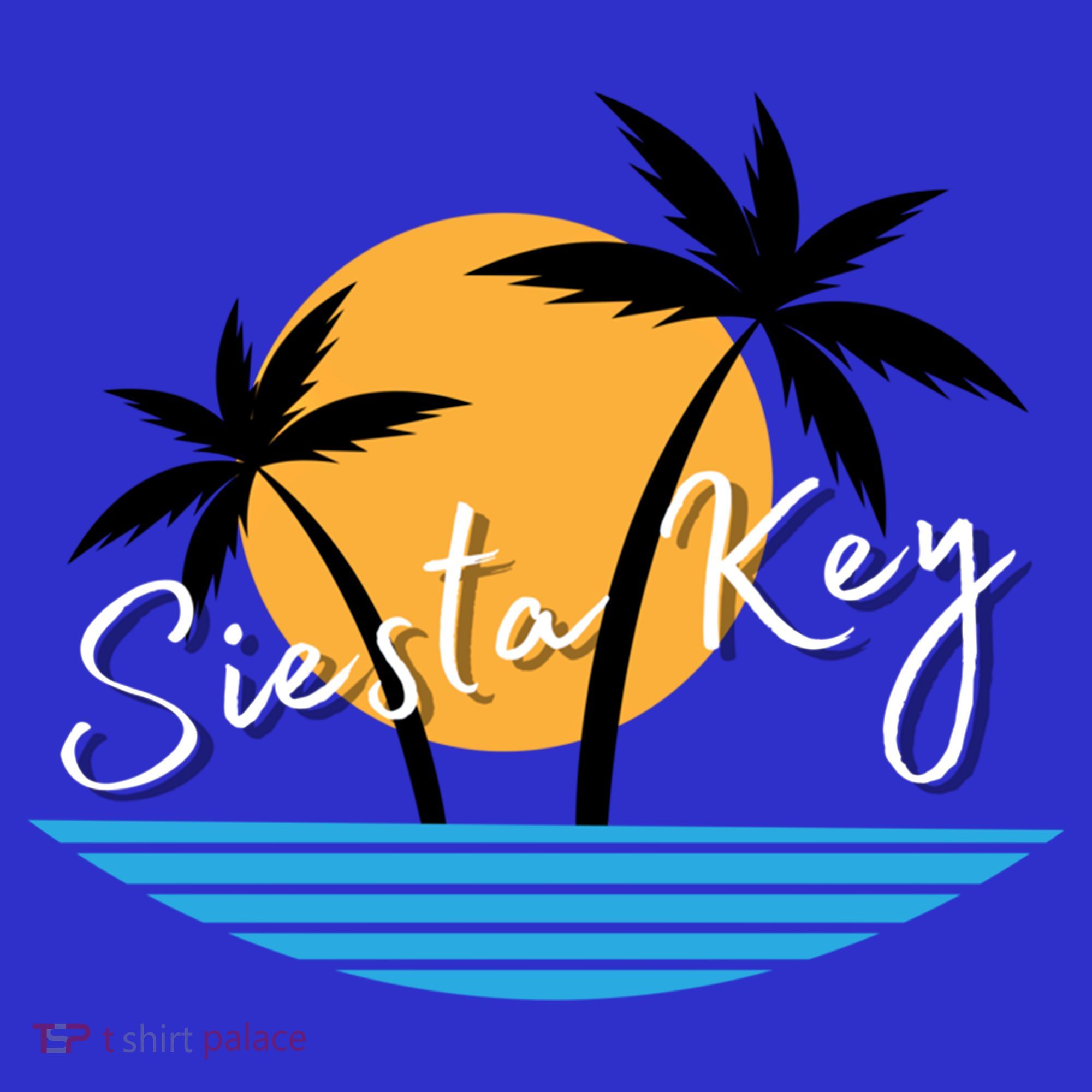 Siesta Key Beach Palm Tree Vacation Trip Matching Group Gift Sweatshirt