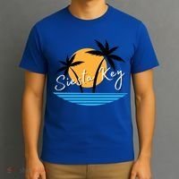 Siesta Key Beach Palm Tree Vacation Trip Matching Group Gift T-Shirt thumb 3