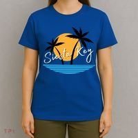 Siesta Key Beach Palm Tree Vacation Trip Matching Group Gift T-Shirt thumb 4