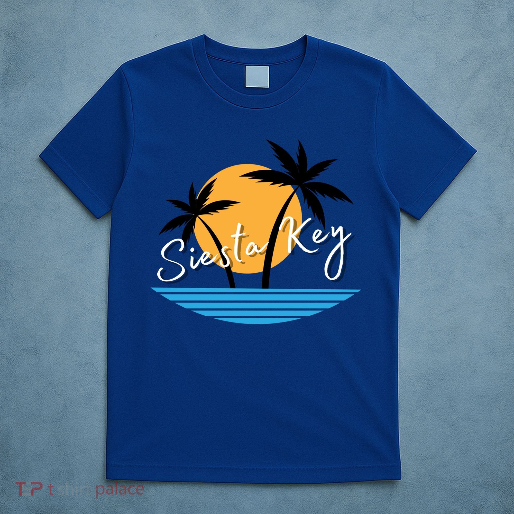 Siesta Key Beach Palm Tree Vacation Trip Matching Group Gift T-Shirt