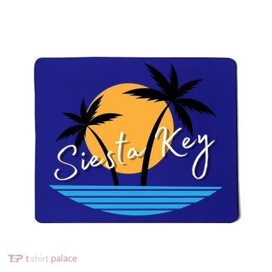 Siesta Key Beach Palm Tree Vacation Trip Matching Group Gift Mousepad