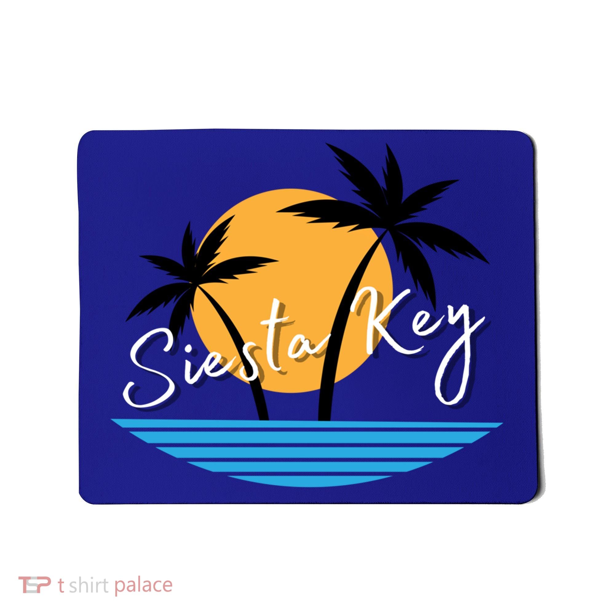 Siesta Key Beach Palm Tree Vacation Trip Matching Group Gift Mousepad