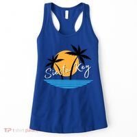 Siesta Key Beach Palm Tree Vacation Trip Matching Group Gift Women's Tank Top thumb 0