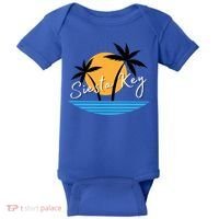 Siesta Key Beach Palm Tree Vacation Trip Matching Group Gift Baby Bodysuit thumb 0
