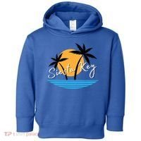 Siesta Key Beach Palm Tree Vacation Trip Matching Group Gift Toddler Hoodie thumb 0