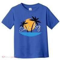 Siesta Key Beach Palm Tree Vacation Trip Matching Group Gift Toddler T-Shirt thumb 0