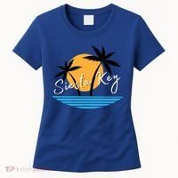 Siesta Key Beach Palm Tree Vacation Trip Matching Group Gift Women's T-Shirt thumb 0