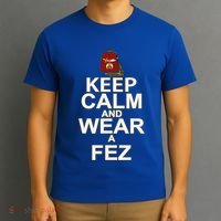 Shriners Keep Calm And Wear A Fez Shriner Mason Thanksgiving T-Shirt thumb 3
