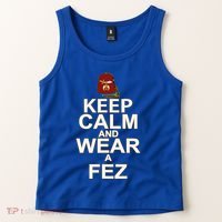 Shriners Keep Calm And Wear A Fez Shriner Mason Thanksgiving Tank Top thumb 2