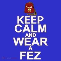 Shriners Keep Calm And Wear A Fez Shriner Mason Thanksgiving Visor thumb 3
