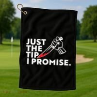 Serial Killer Costume Gift Golf Towel thumb 1