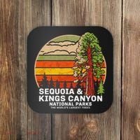 Sequoia Kings Canyon National Parks Coaster thumb 0
