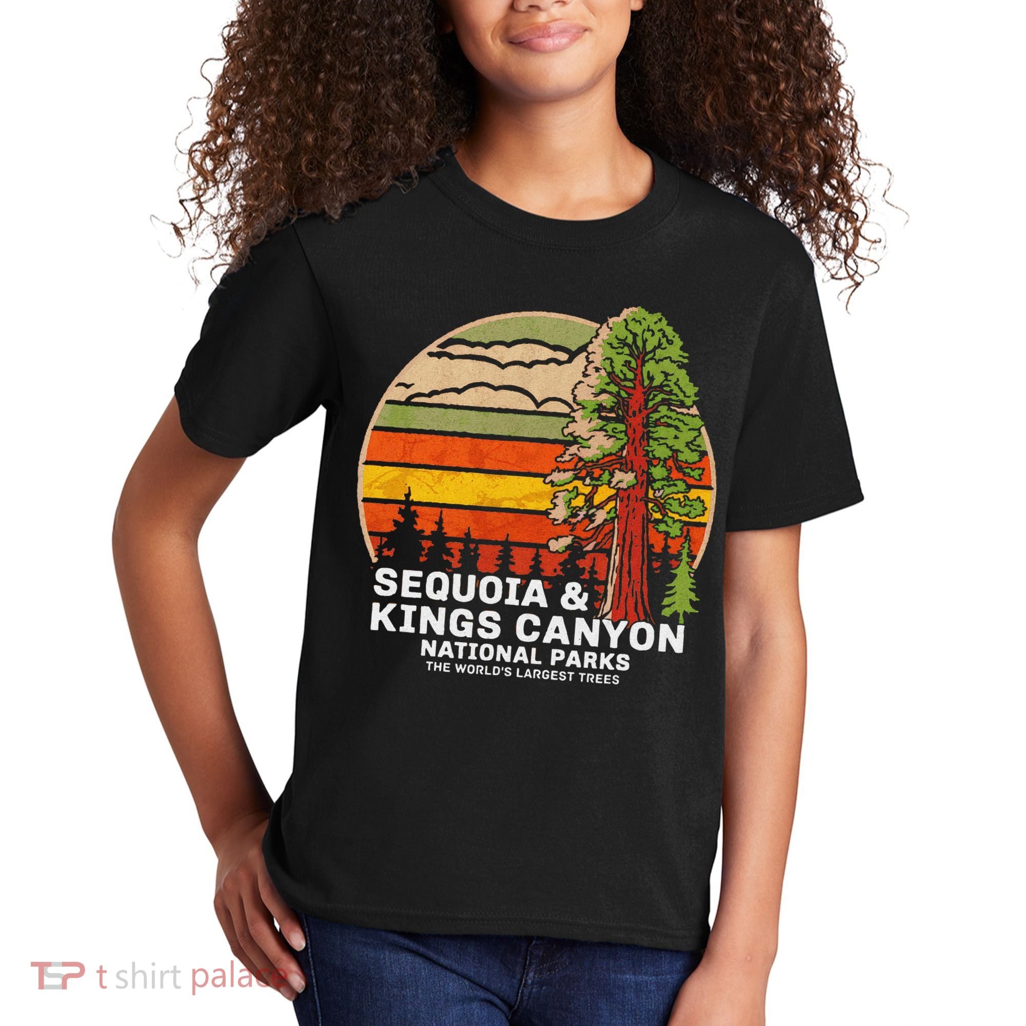 Sequoia Kings Canyon National Parks Kids T-Shirt