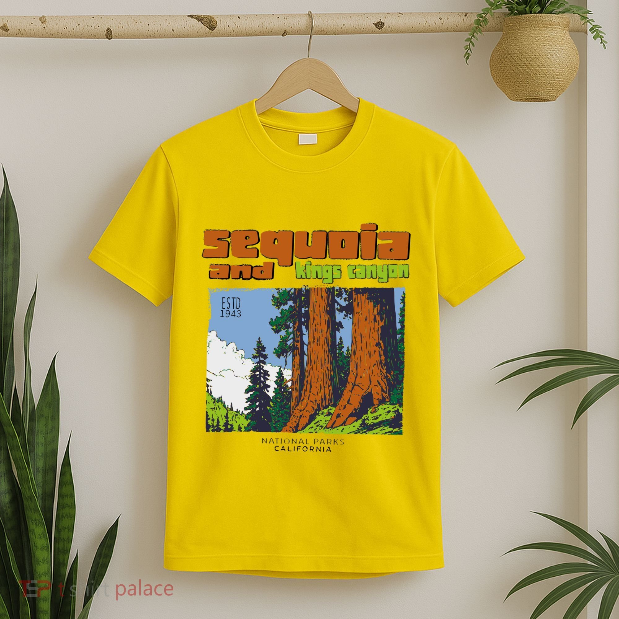 Sequoia Kings Canyon National Parks Vintage T-Shirt