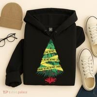 Serial Killer Christmas Tree Crime Scene True Crime Hoodie thumb 4